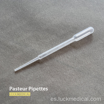 Micro pipeta de plástico graduado